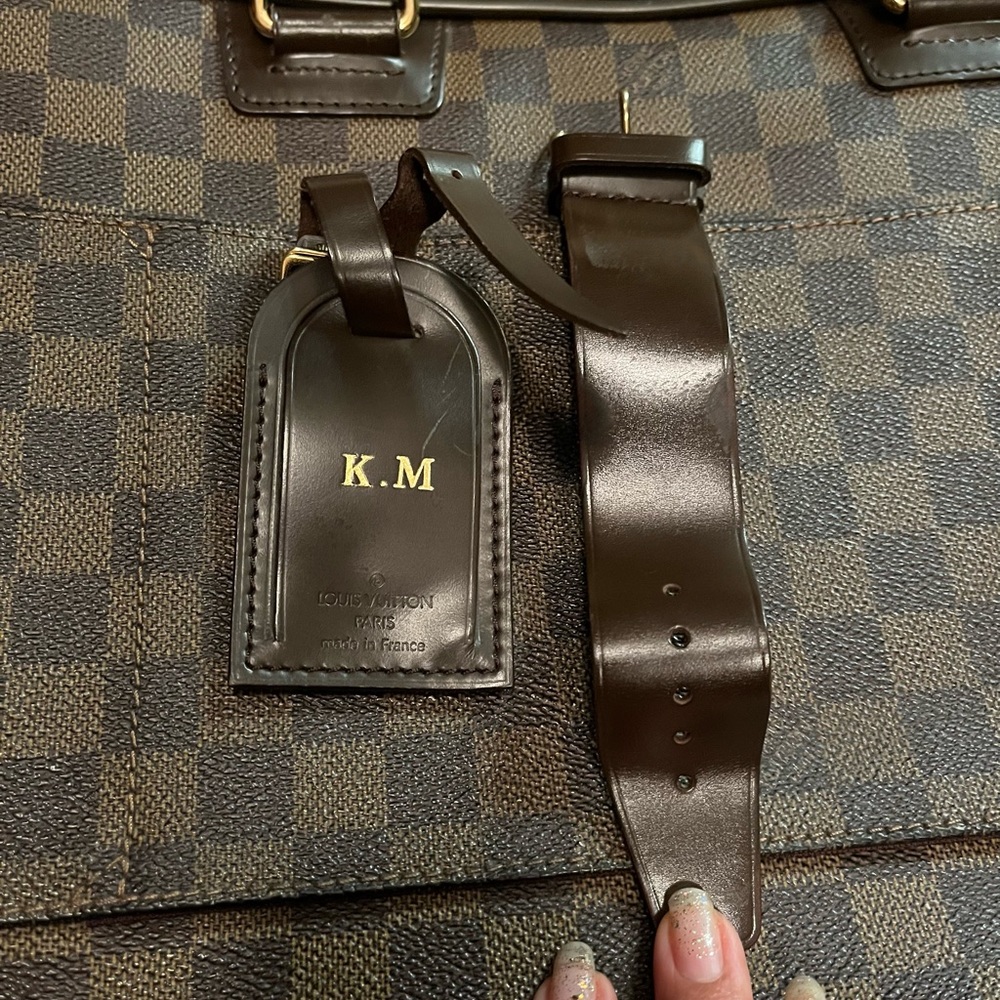 Authentic Louis Viitton Ikar 2way shoulder crossbody bag damier canbas ebene - Picture 8 of 12